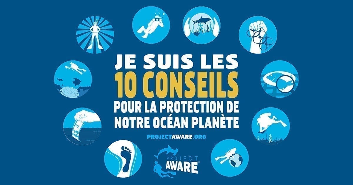 10 conseils pour les plongeurs pour la protection de notre planète océan