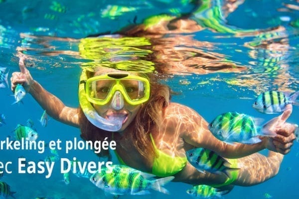 Snorkeling et plongee avec Easy Divers