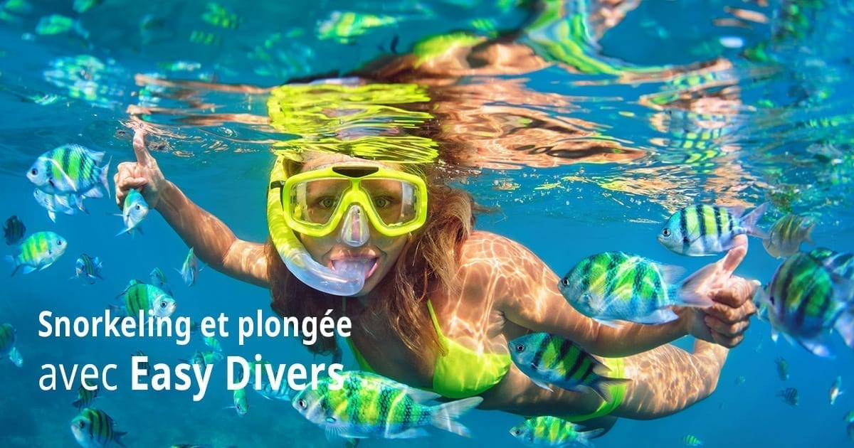 Snorkeling et plongee avec Easy Divers