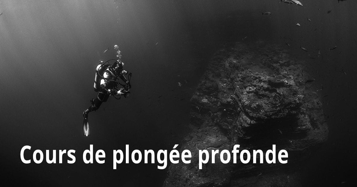 Cours de plongee profonde